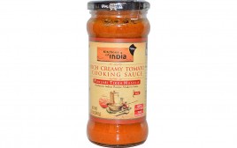 Kitchens Of India Rich Creamy Tomato Cooking Sauce Punjabi Tikka Masala  Glass Jar  347 grams